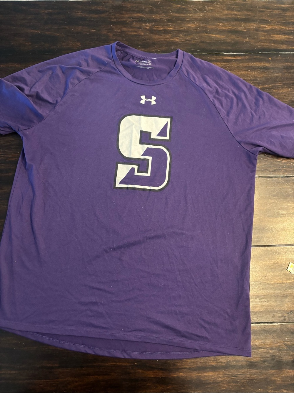 Under Armour Men’s Purple university of Scranton short sleeve shirt size XL